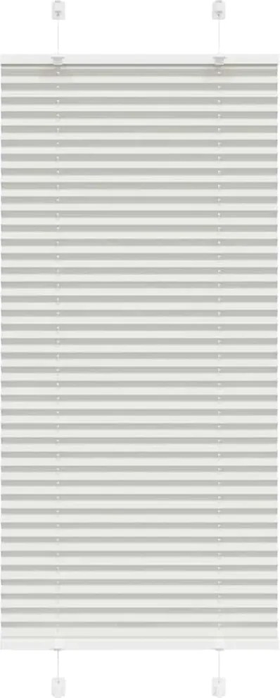 vidaXL Jaluzea plisată gri deschis 60x150 cm Lățime țesătură 59,4 cm