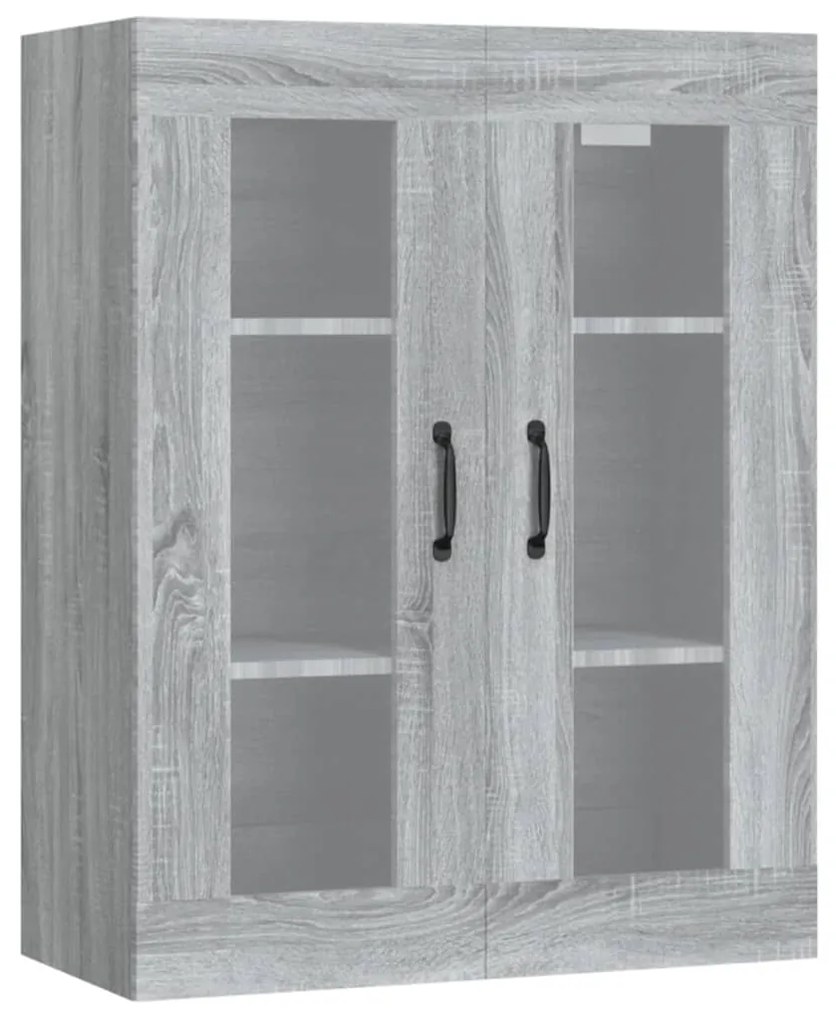 Dulap de perete suspendat, gri sonoma, 69,5x34x90 cm 1, sonoma gri