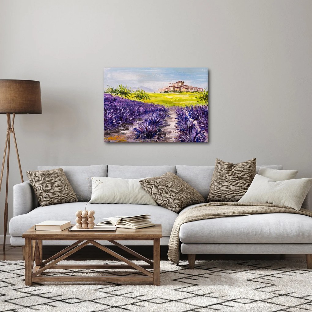 Tablou - Provence, Franța, pictură în ulei (70x50 cm)
