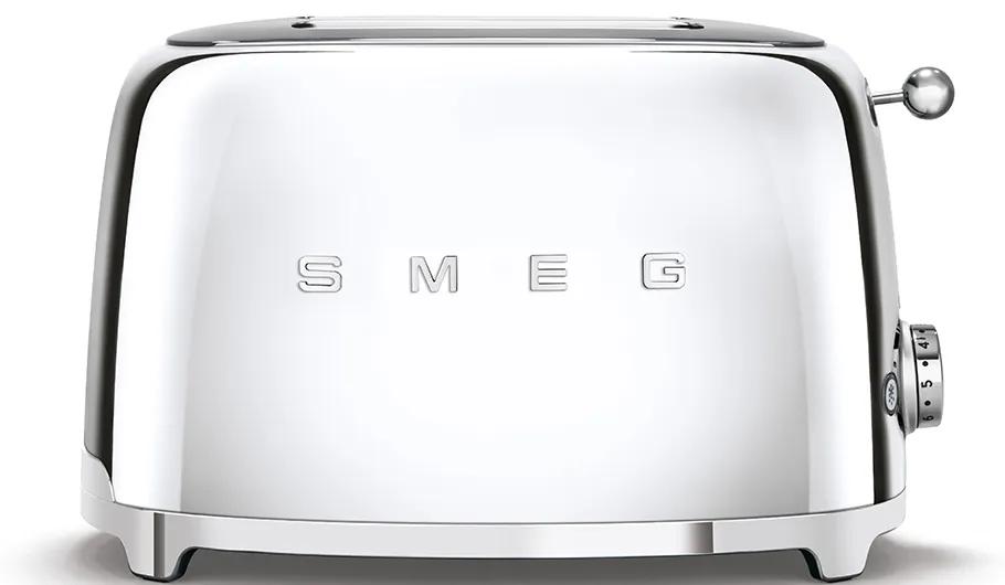 Toaster, nuanța crom, 50's Retro Style P2, 950W - SMEG