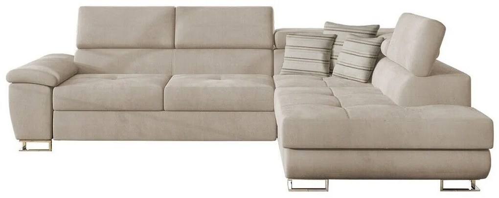 Colțar Miami 160 Cutie de pat, 270x202x71cm, 143 kg, Picioare: Plastic, Metal