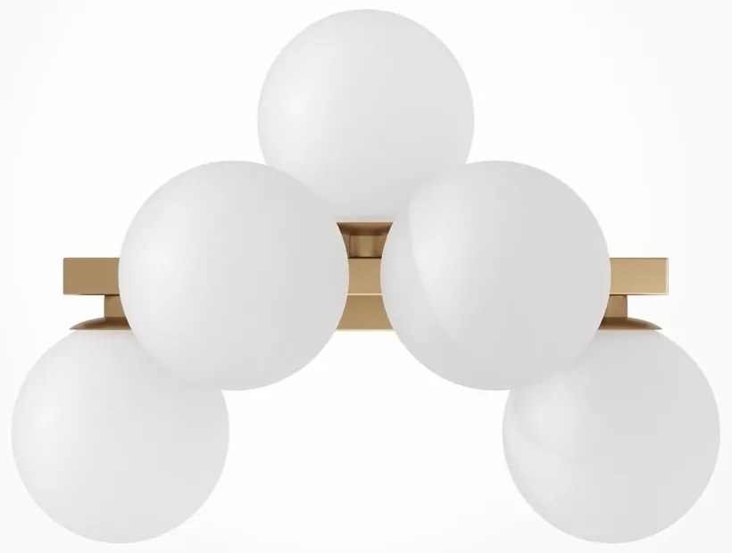 Aplica perete moderna design deosebit Dallas 5 alama/ alb