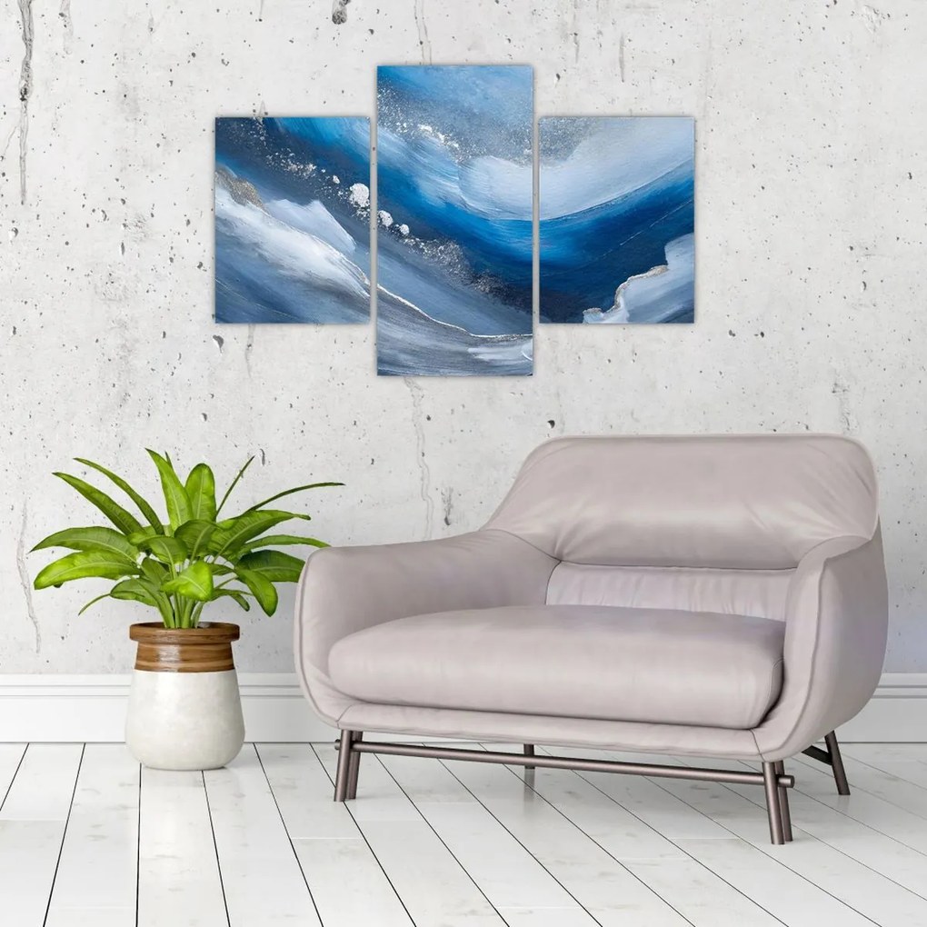 Tablou - Abstractizarea oceanului (90x60 cm)