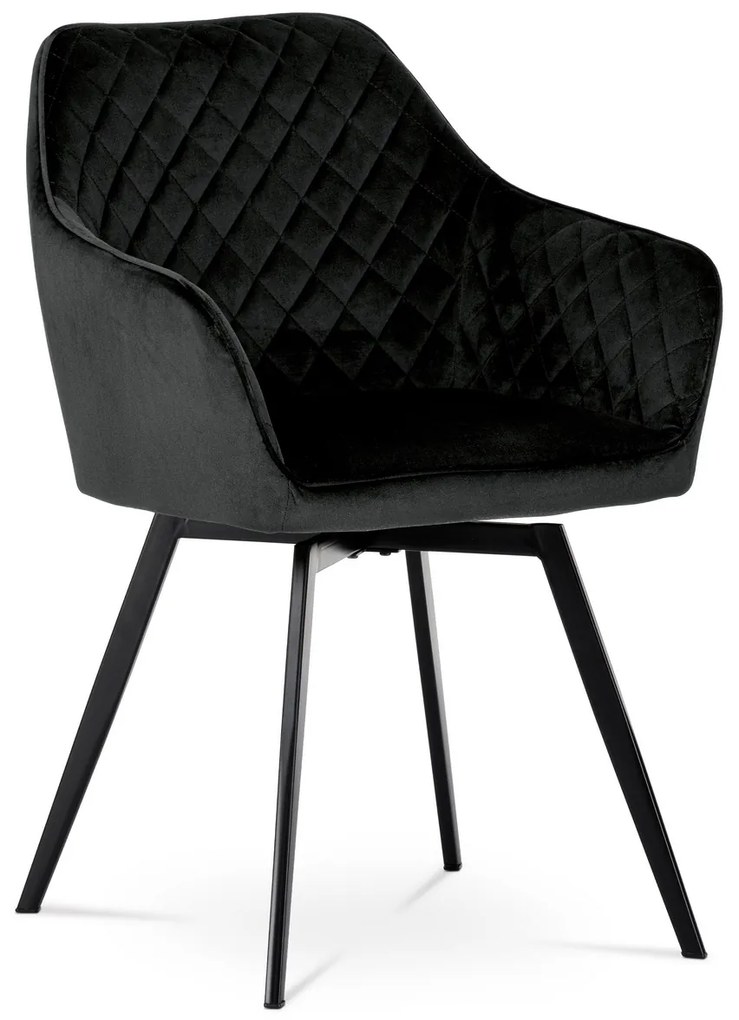 Set de scaune de sufragerie DCH-425 BK4, 2 buc.