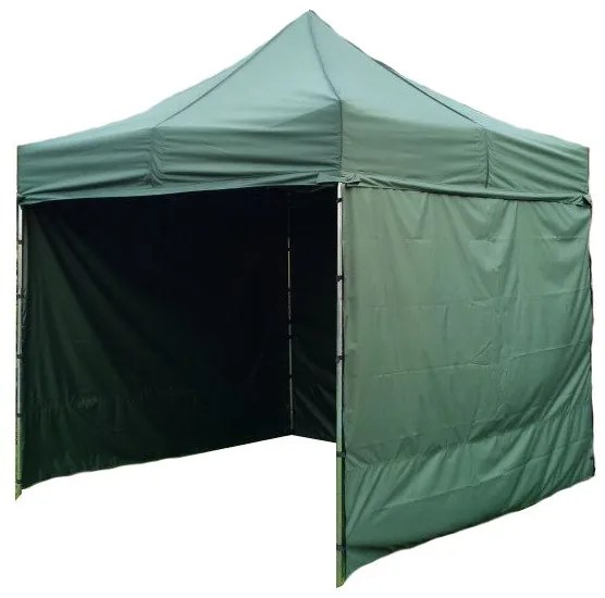 Cort de petrecere în grădină PROFI STEEL 3x3m - verde închis