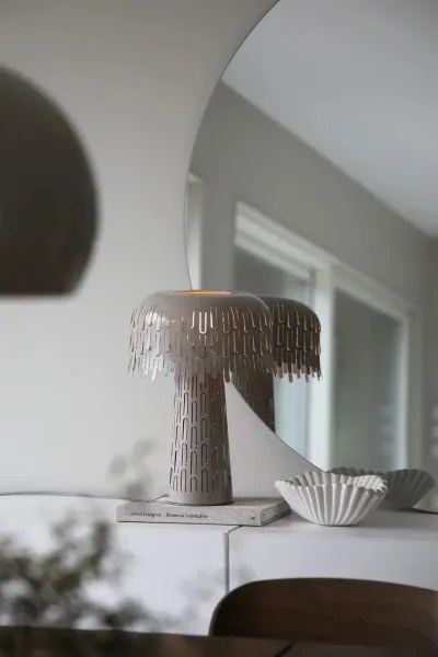 Markslöjd 109005 - Lampă de masă VERBERA 1xE14/40W/230V gri