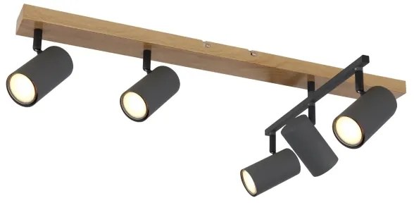 Spot Globo 57911-5G ROBBY 5xGU10/35W/230V maro/negru