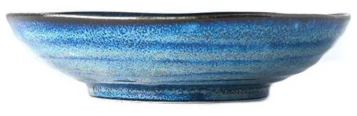 Farfurie adâncă din ceramică MIJ Indigo, ø 21 cm, albastru