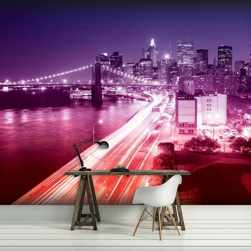 Fototapet - New York Brooklyn Bridge City (152,5x104 cm)