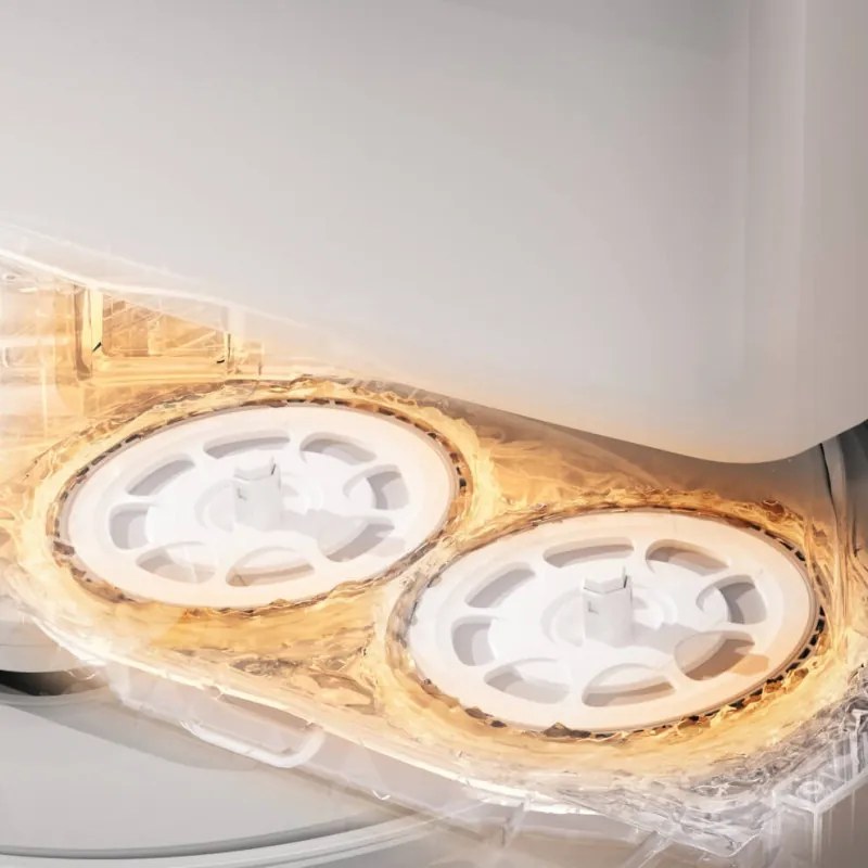 Robot aspirator Roborock Q Revo Max V, 7000Pa, 180 min, 300 m², Dry/Mocro, Wi-Fi, PreciSense® LiDAR + Reactive AI, Asistent vocal, Alb