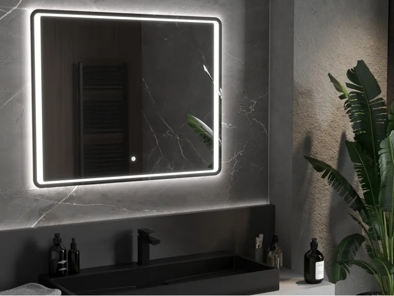Mexen Zusa oglindă de baie iluminată 120 x 80 cm, LED 6000K, anti-aburire - 9808-120-080-611-00