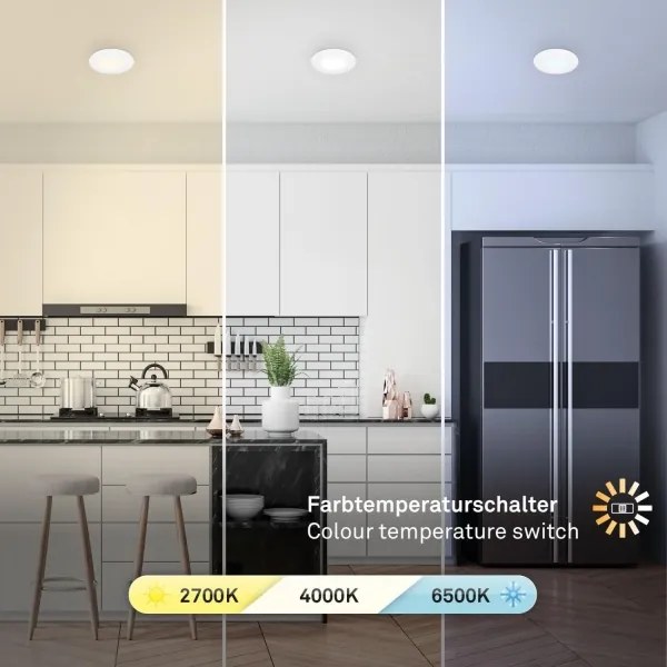 SET 3x corp de iluminat LED încastrat pentru baie Briloner 7598036 LED/4,9W/230V IP44 alb