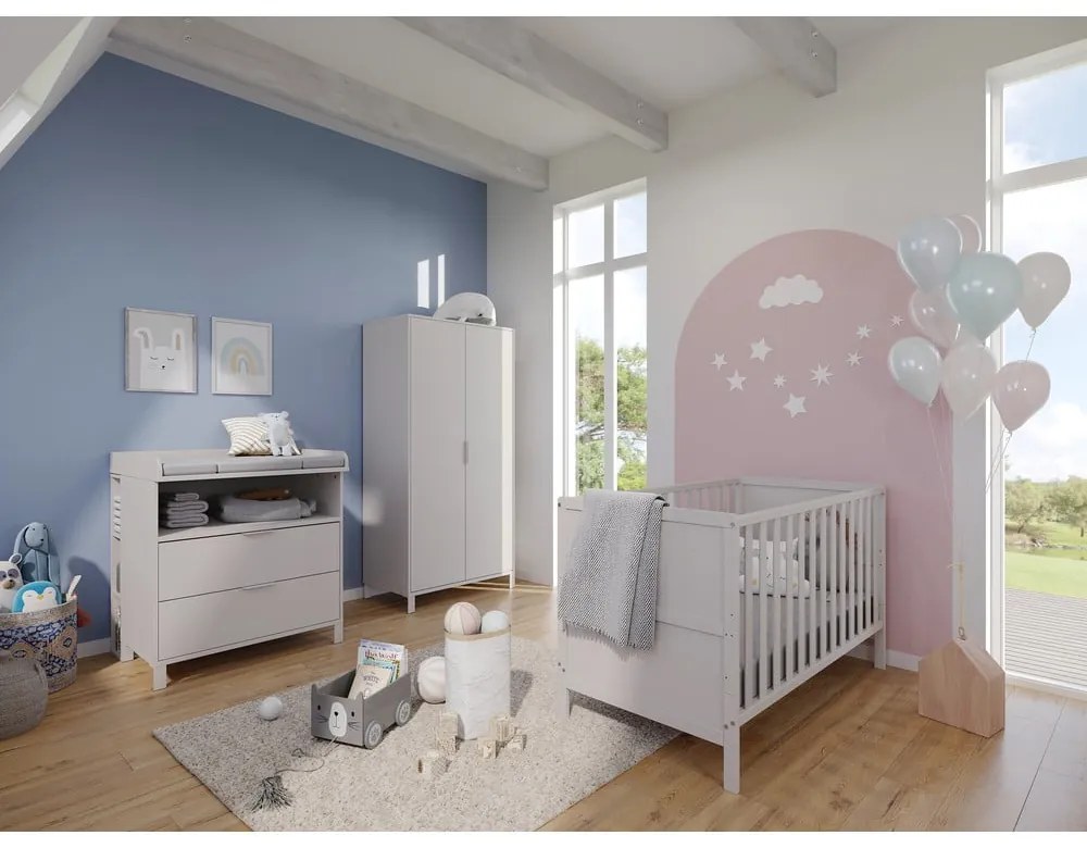 Pătuț crem din lemn masiv 70x140 cm Alkmaar – Germania