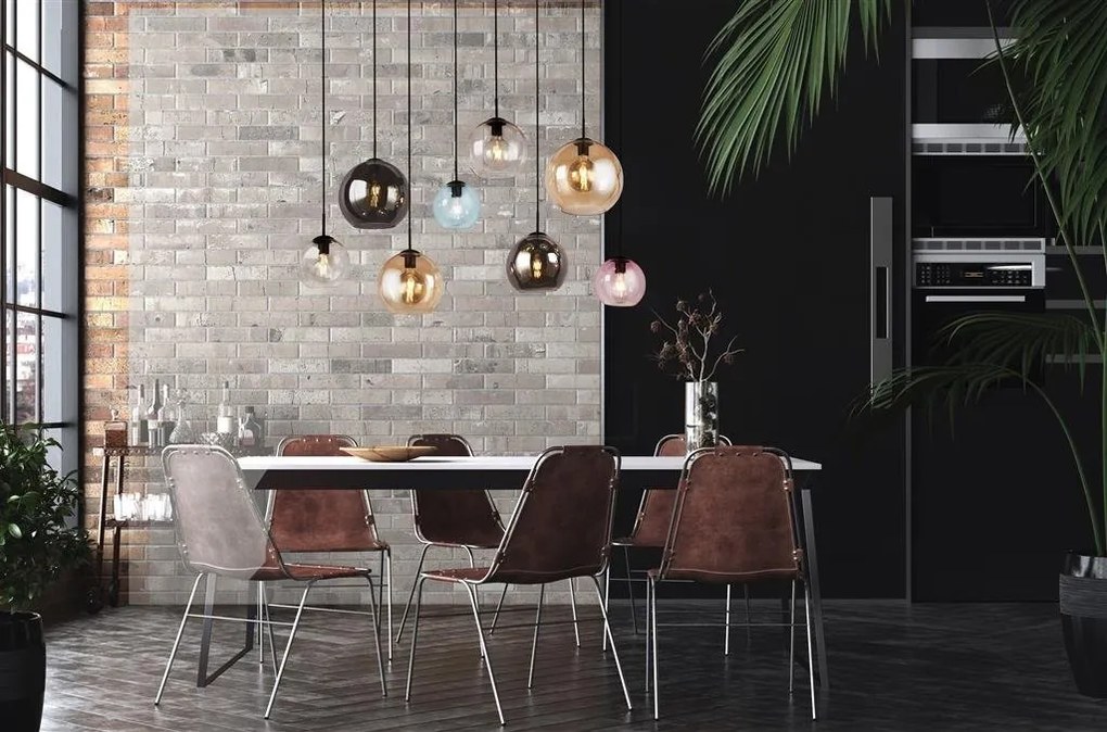 Lustra moderna suspendata design multicolor Mardi Gras II 8L