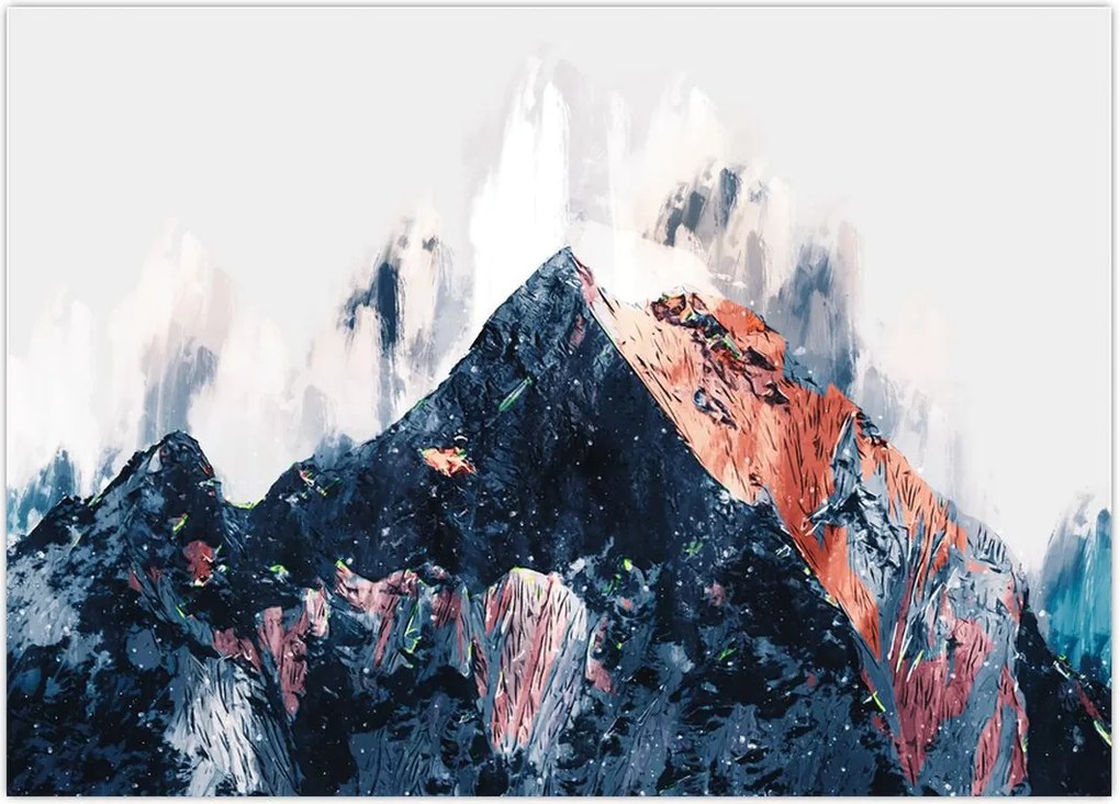 Tablou - Pădure, abstrecție (70x50 cm)