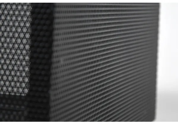 Vatră portabilă pentru lemne cu grătar neagră