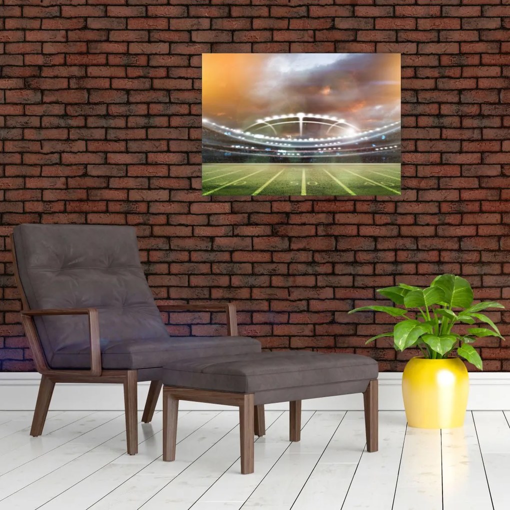 Tablou pe sticlă - Stadion (70x50 cm)