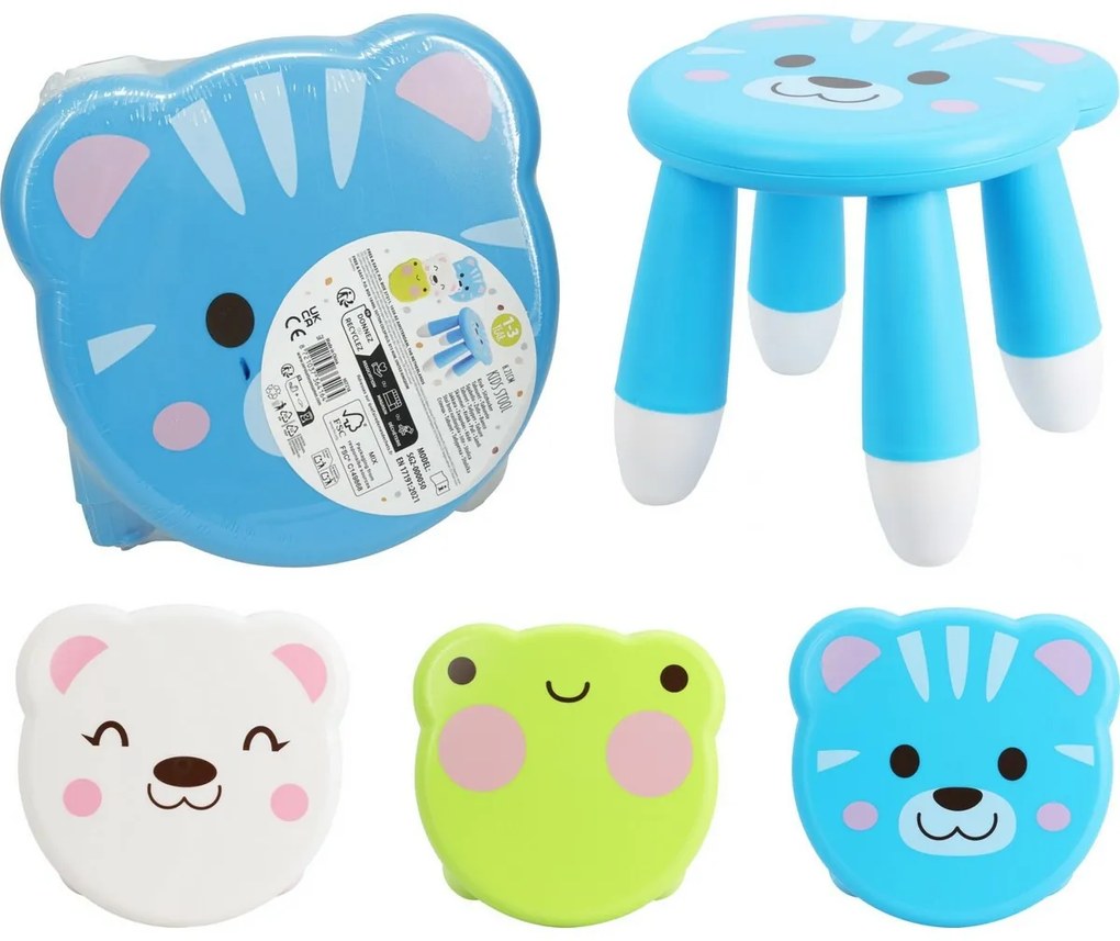 Scaun pentru copii Hatu Ursuleț, 23 x 22 x 21 cm,plastic