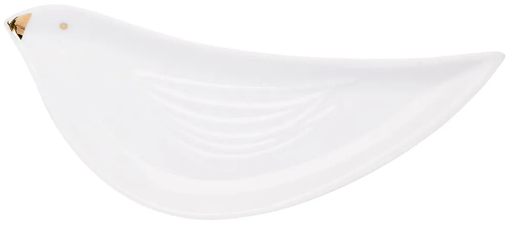 Bol din portelan alb BIRD BOWL