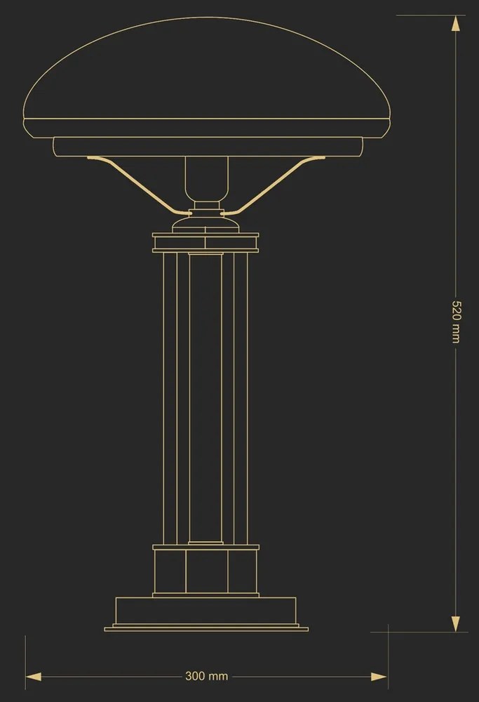 Veioza design clasic realizata manual Decor