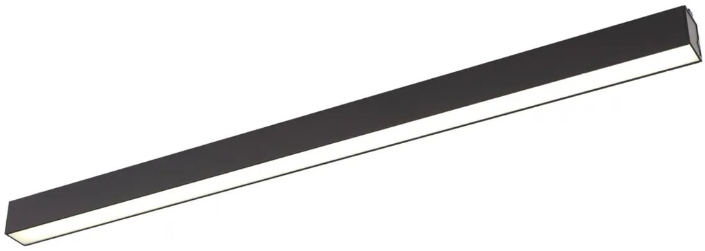 Plafoniera LED dimabila design modern LINEAR, 4000K negru C0175D MX