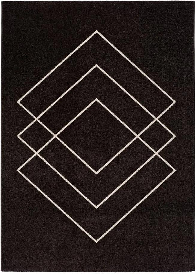 Covor Universal Breda, 110 x 57 cm, negru