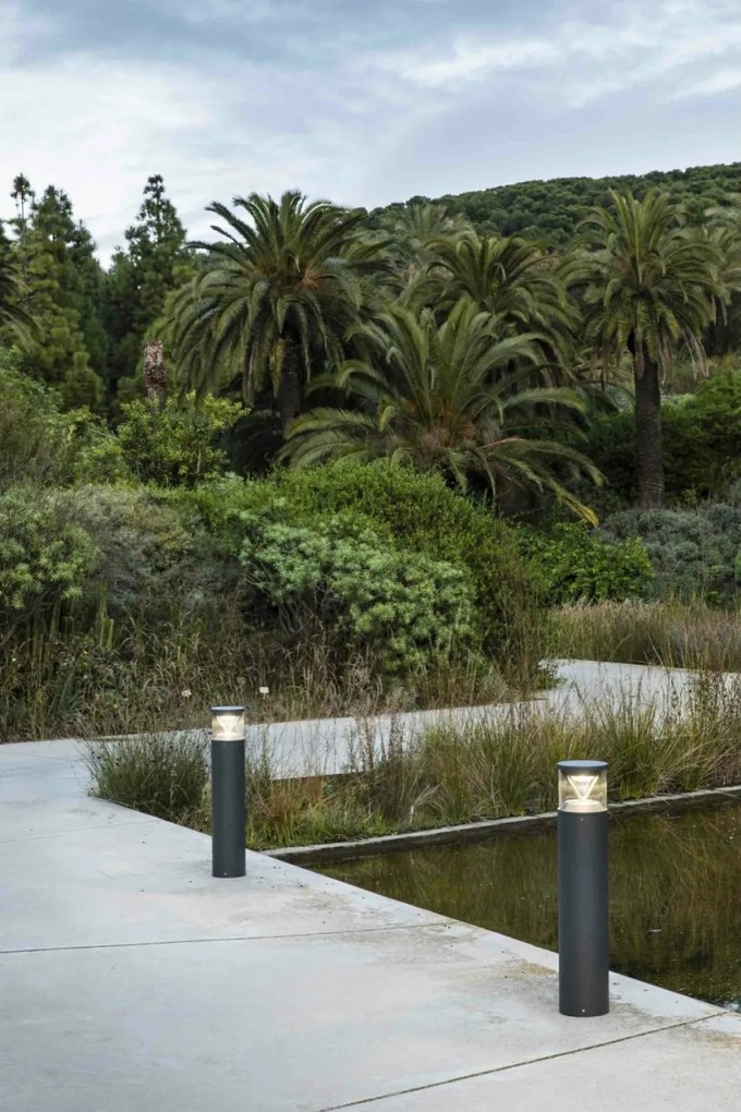 Stalp LED iluminat exterior simetric 360º wide IP65 RUSH 80cm 2700K DALI