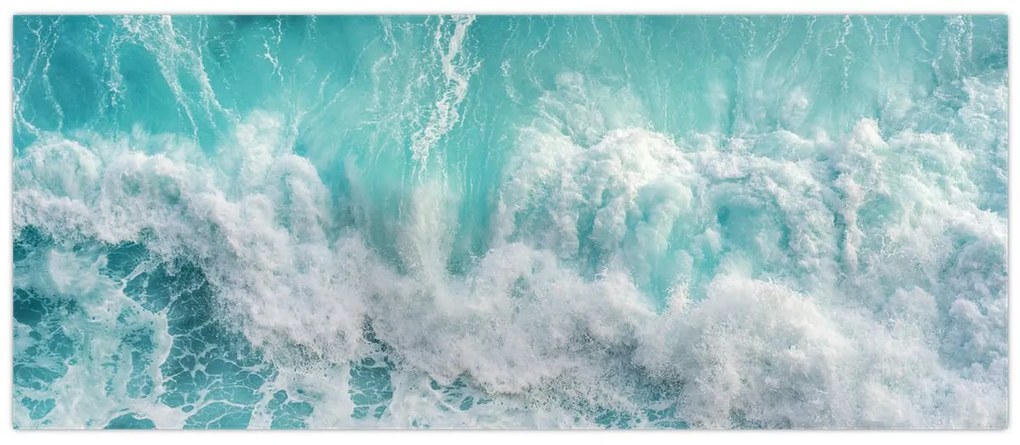 Tablou - Vedere a valurilor oceanului (120x50 cm)
