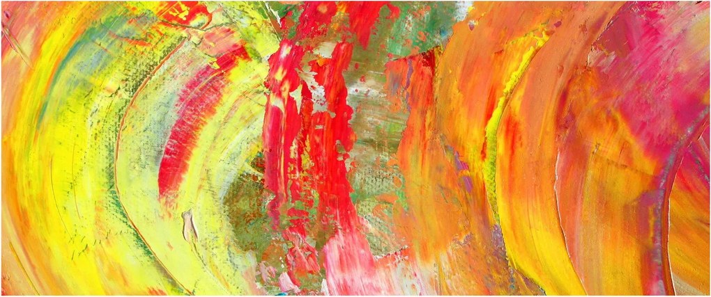 Tablou cu abstracție- pictura (120x50 cm)