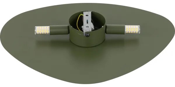 Aplică STONE 2xG9/8W/230V 30x39 cm verde