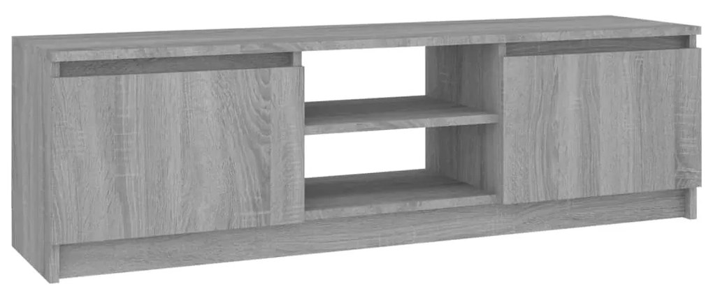 815340 vidaXL Comodă TV, sonoma gri, 120x30x35,5 cm, lemn prelucrat