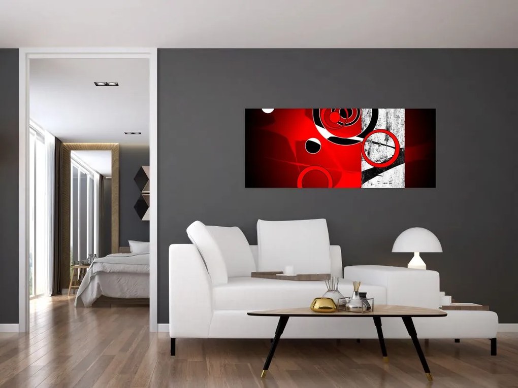 Tablou cu abstracție (120x50 cm)