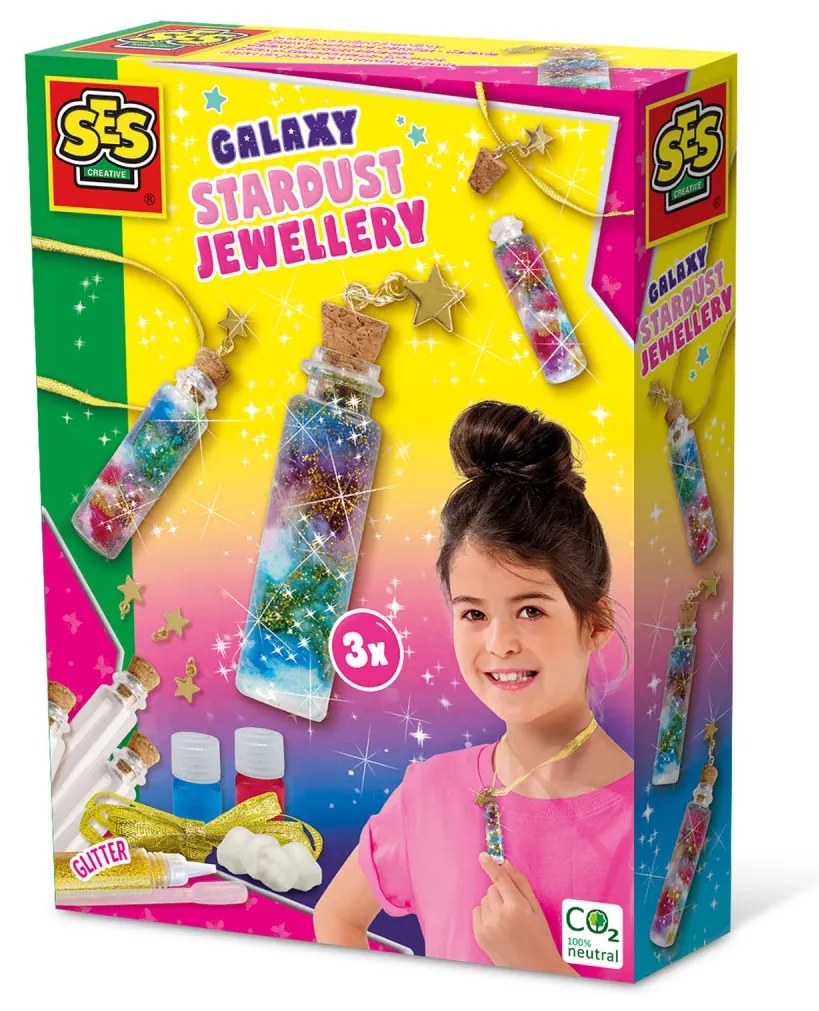 Set creativ - Bijuterii Galaxy praf de stele