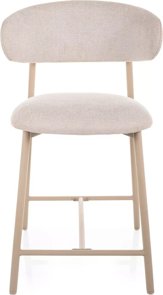 Scaun de bar ELONE, casmir/bej deschis