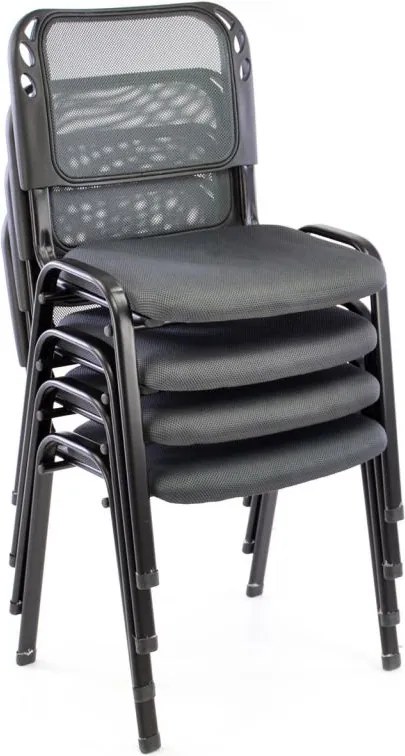 Scaun de congres stivuibil - gri