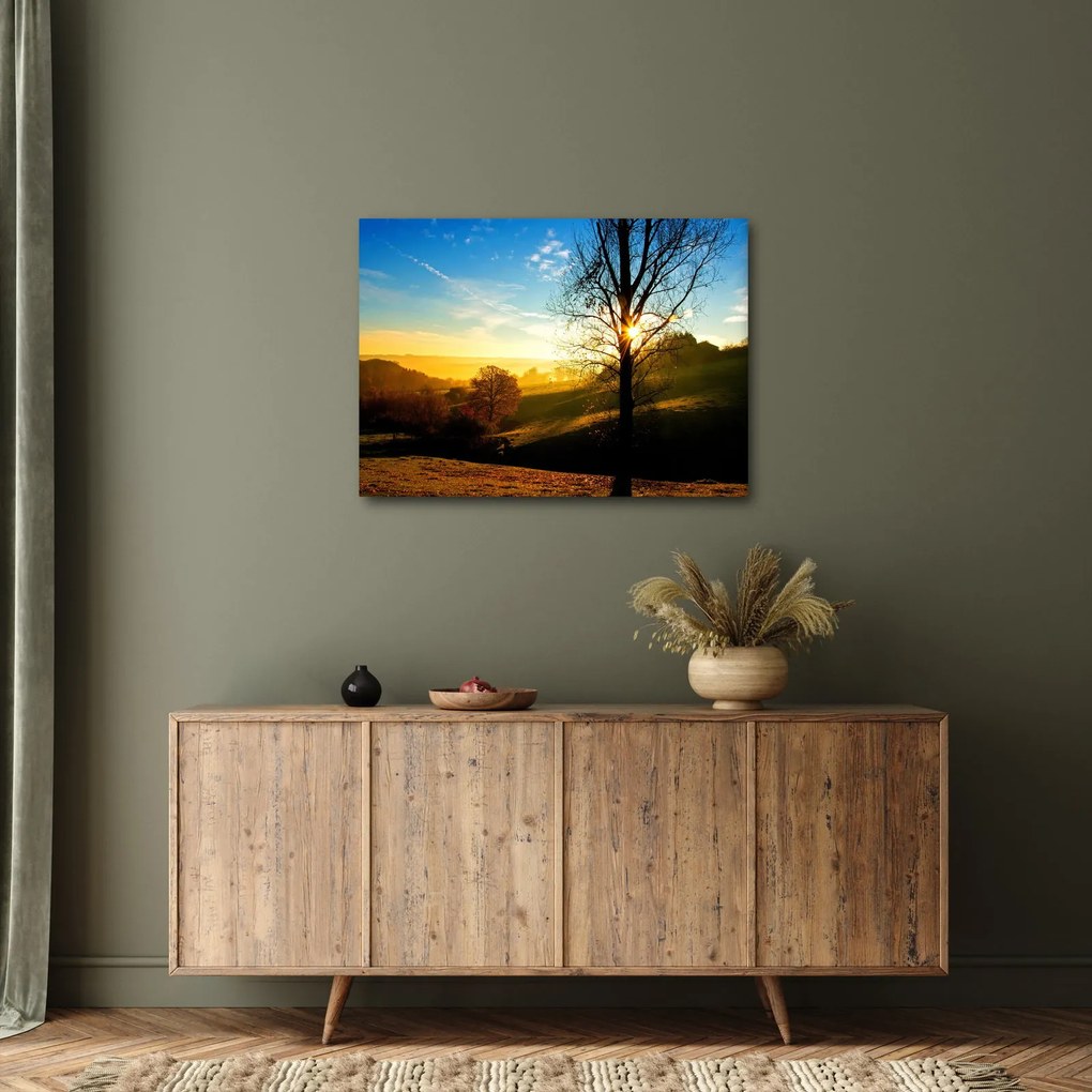 Tablou cu răsăsrit de soare (70x50 cm)