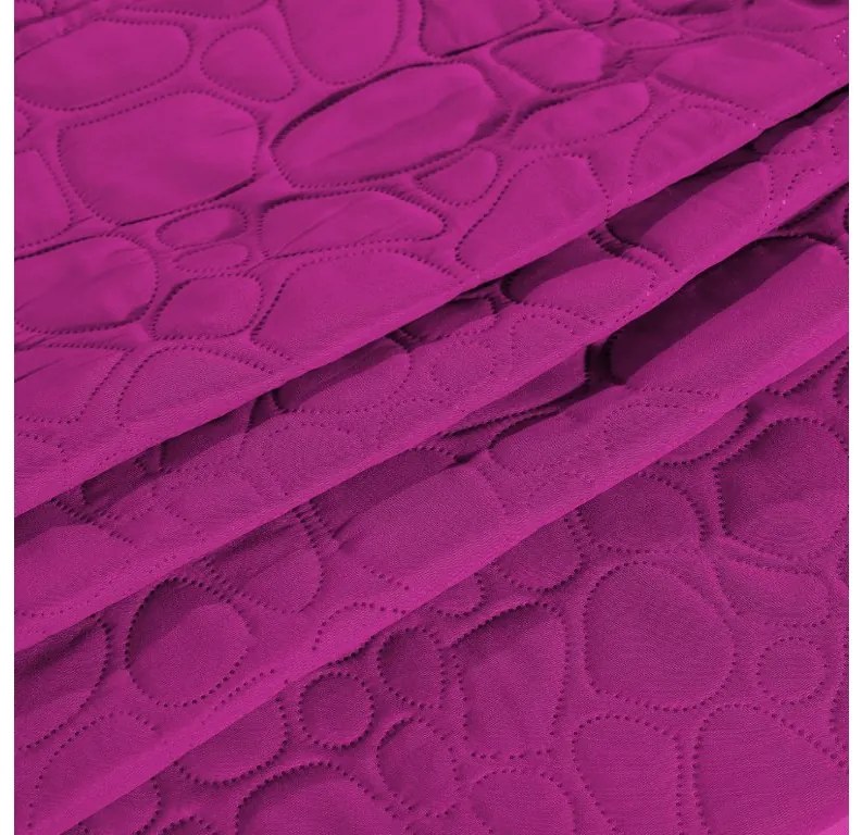 Cuvertura de pat violet cu model STONE Dimensiune: 220 x 240 cm