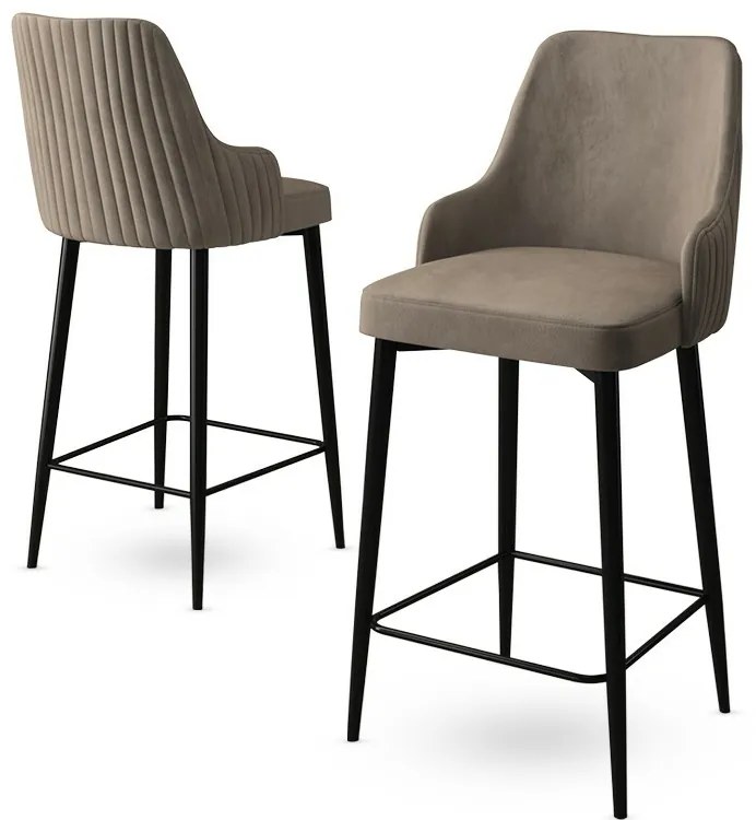 Set de scaune de bar Enox Cappuccino, 4 buc.