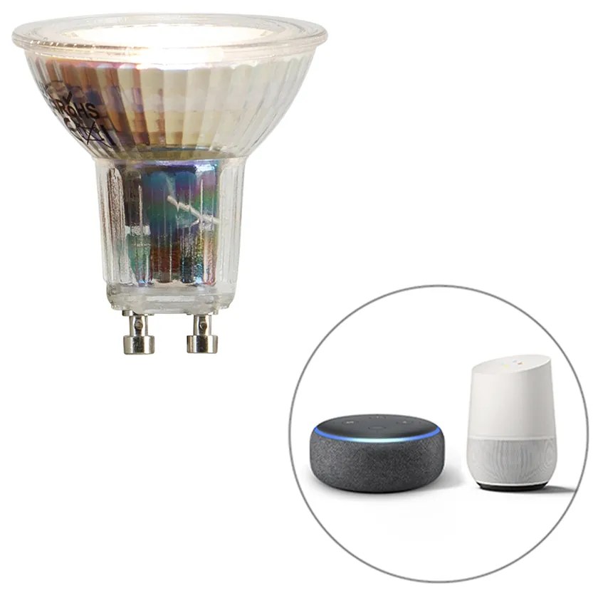 Lampă LED Smart GU10 reglabilă în Kelvin 4,8W 400 lm 1800K - 6500K