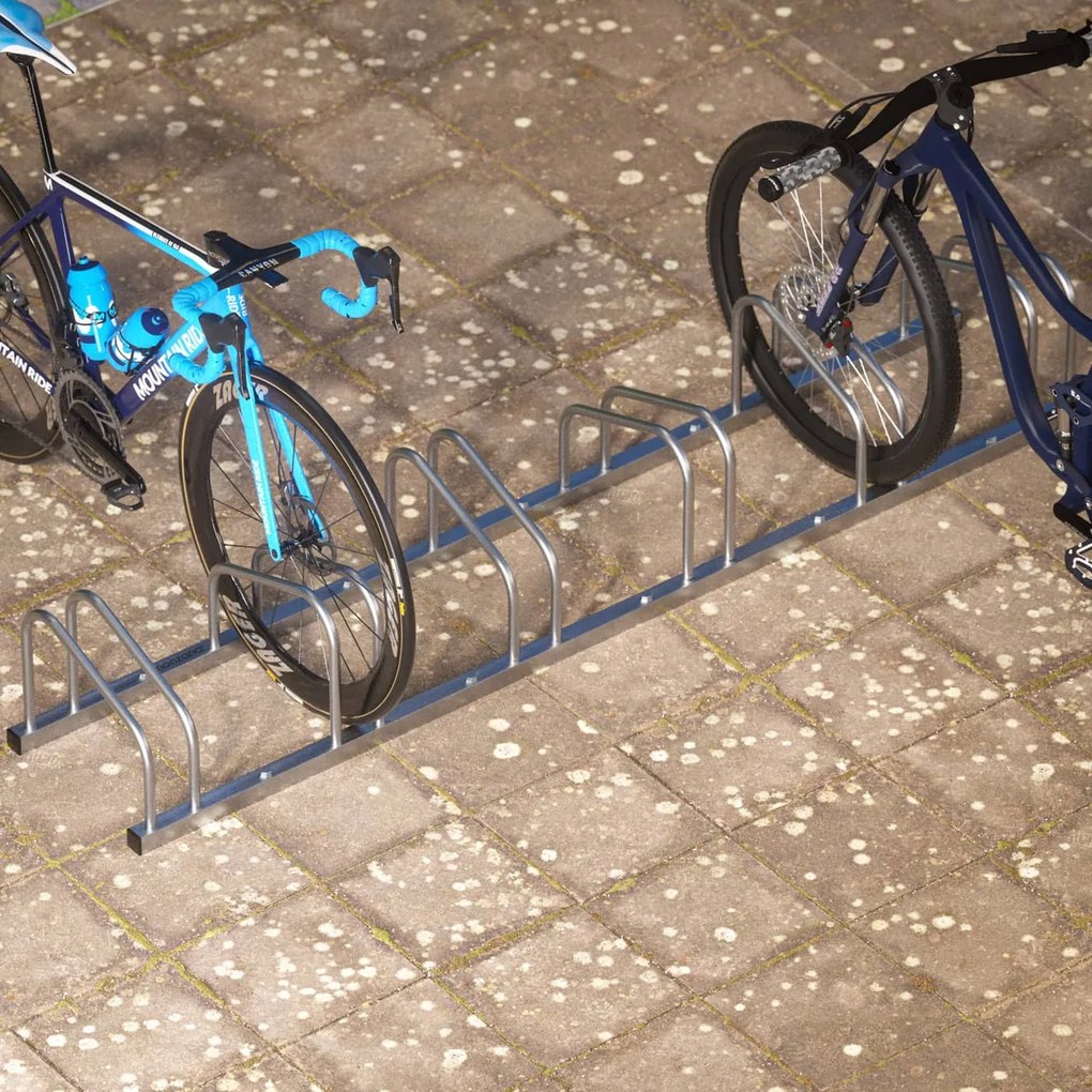 Deuba Suport pentru 6 biciclete - 190x32x27 cm