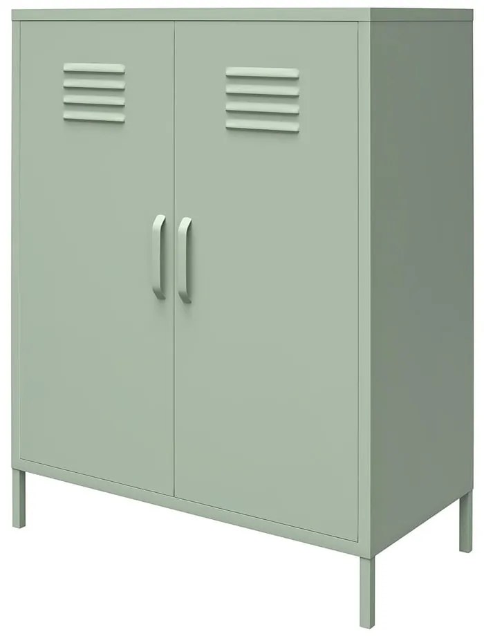 Dulap verde din metal 40x102x80 cm Mission District – Støraa
