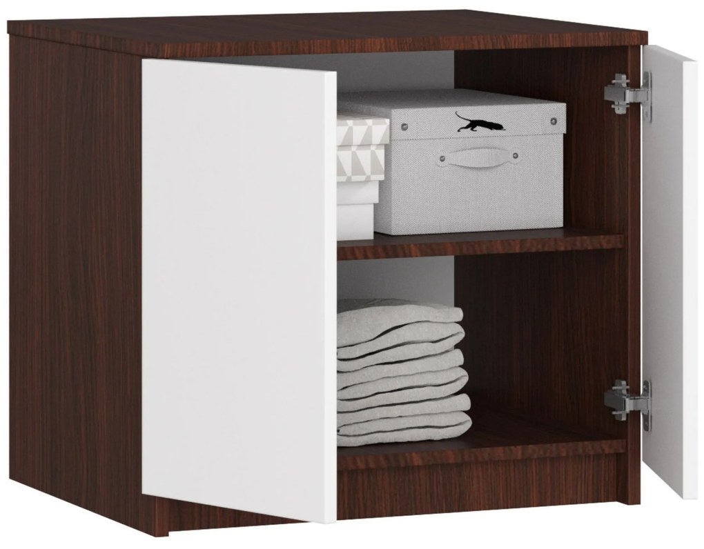 Suprastructură pentru dulap Sashka II (wenge + Alb). 1070832