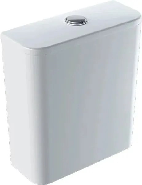 Rezervor pe vas wc Geberit Smyle Square ceramica cu alimentare inferioara
