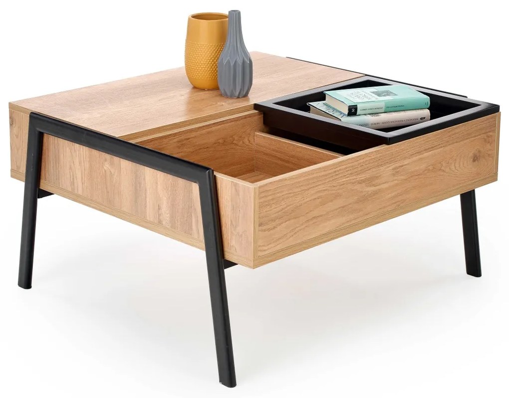 Masuta de cafea Podium - L85 x l80 x H43/64 cm