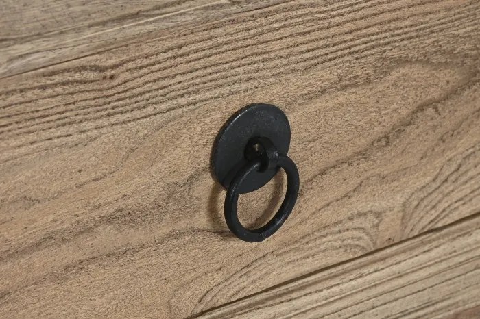 Bufet rustic, din lemn masiv, cu 3 sertare, „Étable”