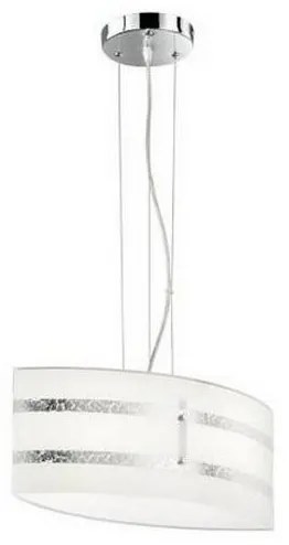 Trio - Lustr NIKOSIA 2xE27/40W/230V argintiu pe cablu