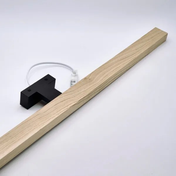 Aplică LED pentru oglindă Brilagi WOODY MIRROR LED/15W/230V IP44 stejar/negru