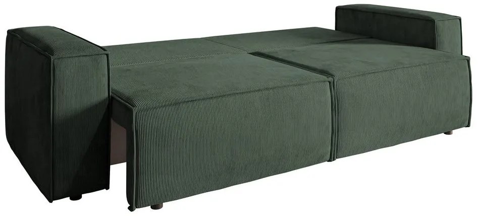 Canapea trei locuri Copenhagen (pădure verde + negru). 1098883