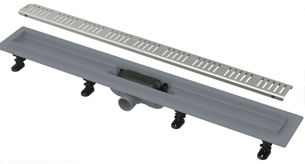 Set rigola pentru dus cu capac Alca APZ20 Simple 75 cm