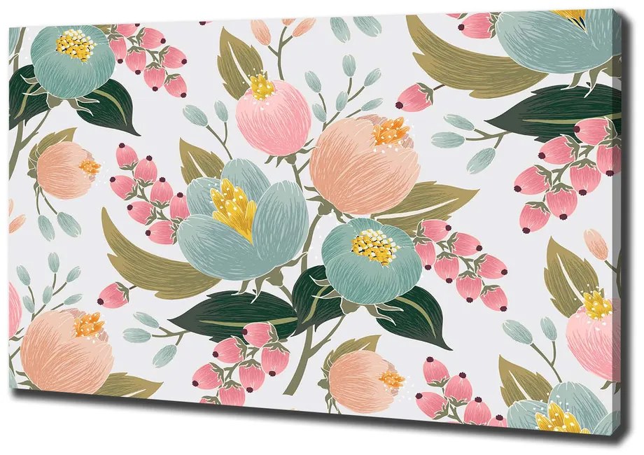 Pictură pe pânză Model floral